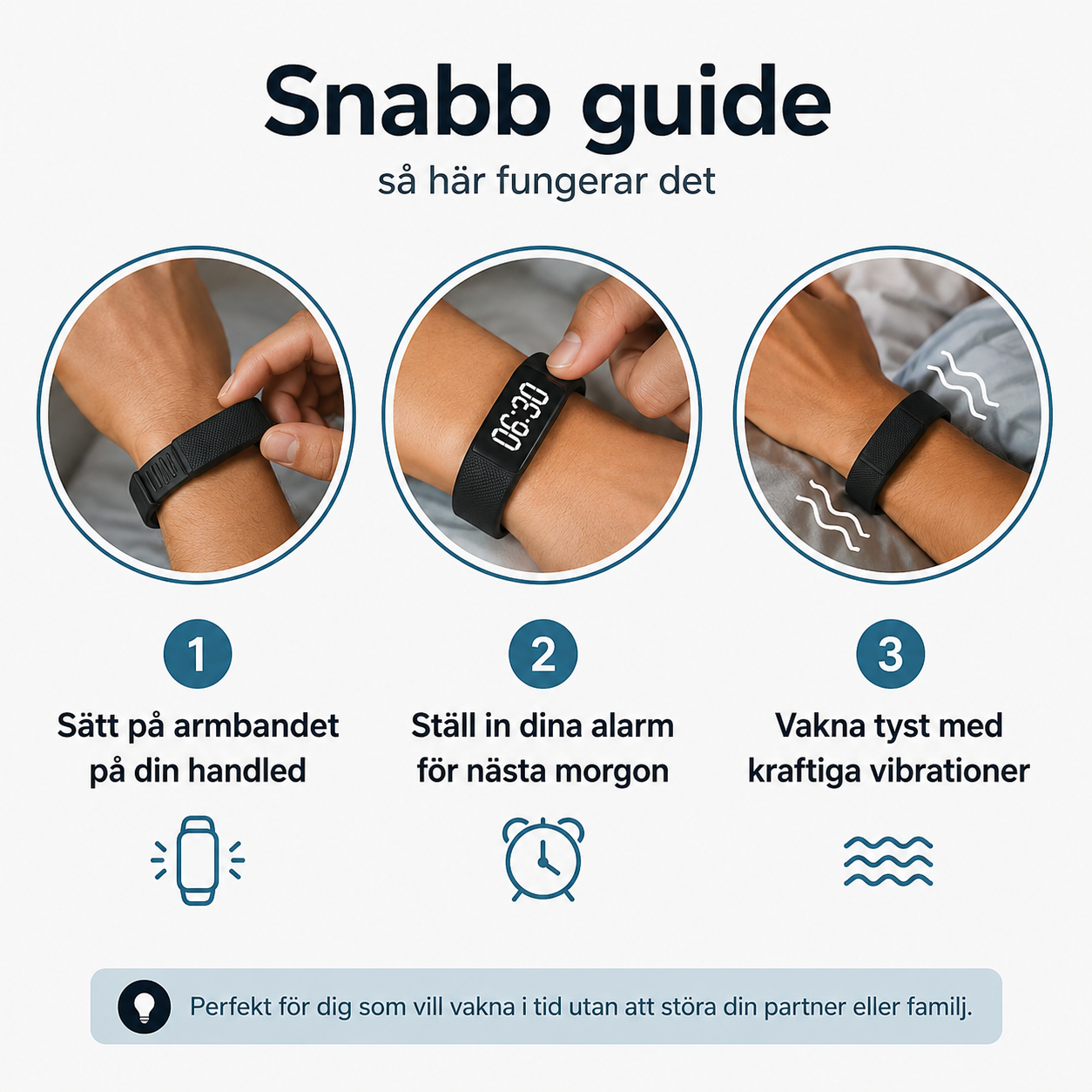 WakeBand™ – Vakna helt tyst