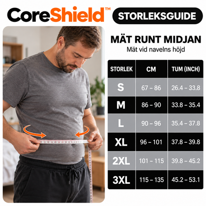CoreShield™ – 2 i 1 ryggstöd & hållningsstöd