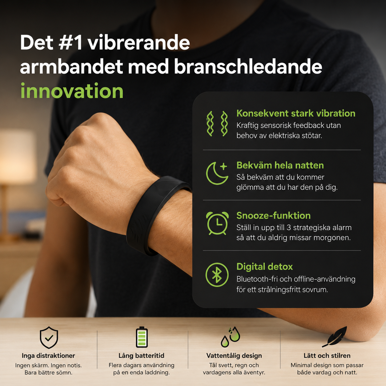 WakeBand™ – Vakna helt tyst