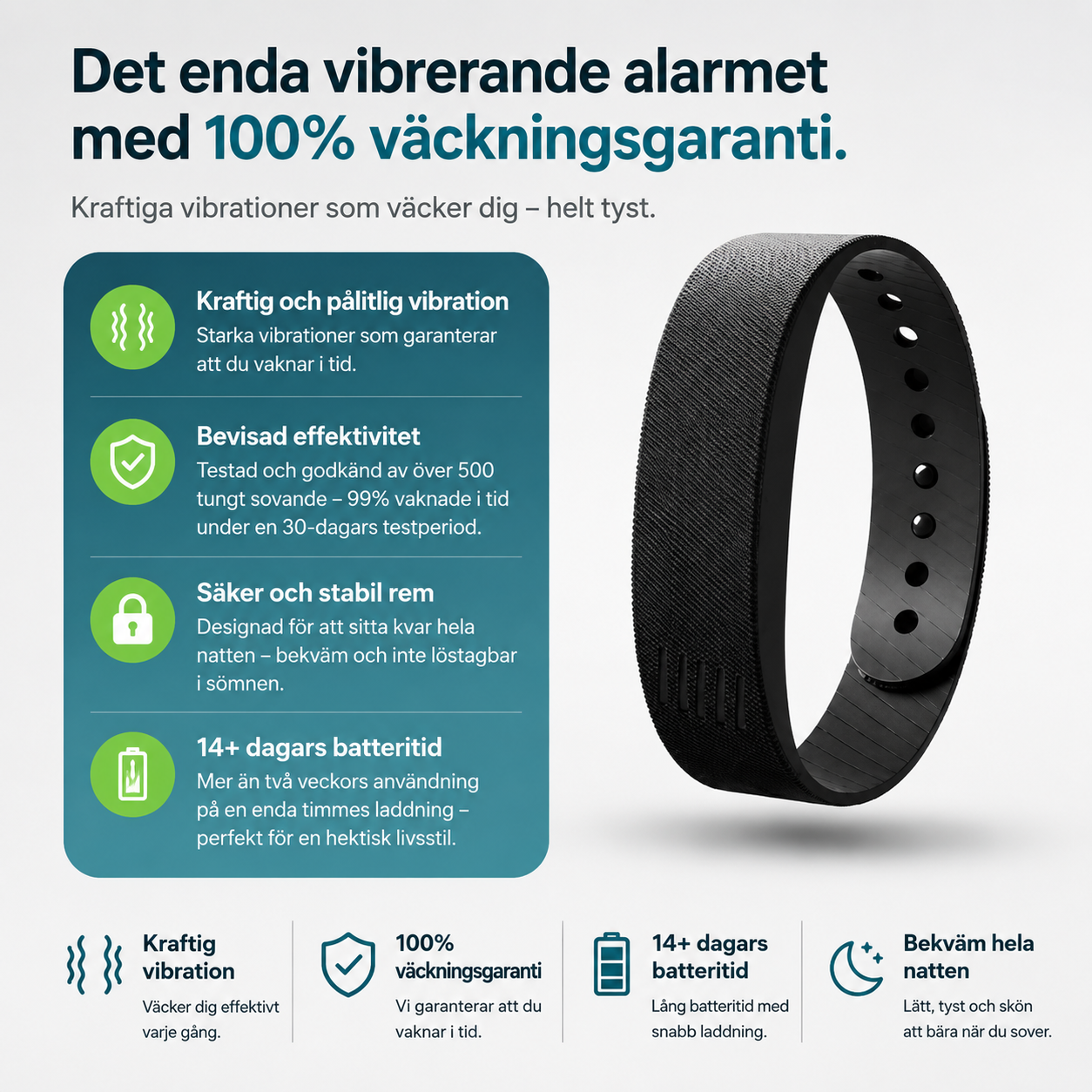 WakeBand™ – Vakna helt tyst