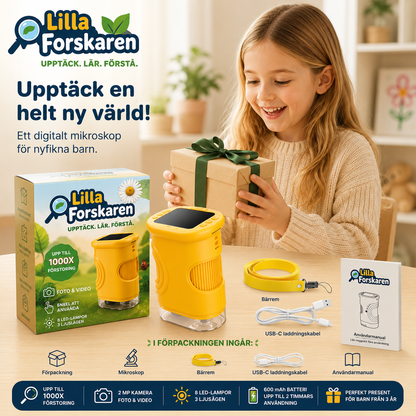 Lilla Forskaren™ – Digitalt Mikroskop för Nyfikna Barn