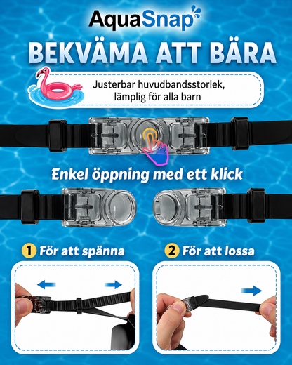 AquaSnap™ Simglasögon - För Barn och Vuxna