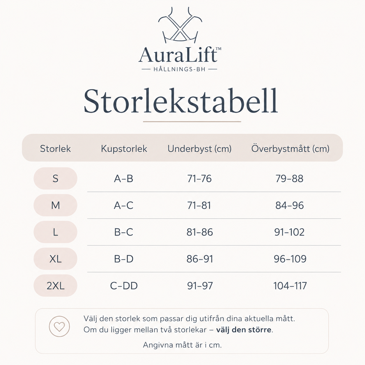 AuraLift™ Hållnings-BH