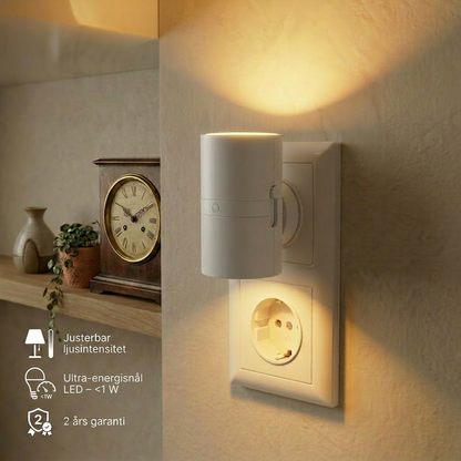 Nora™ – Dimbar vägglampa med skymningssensor