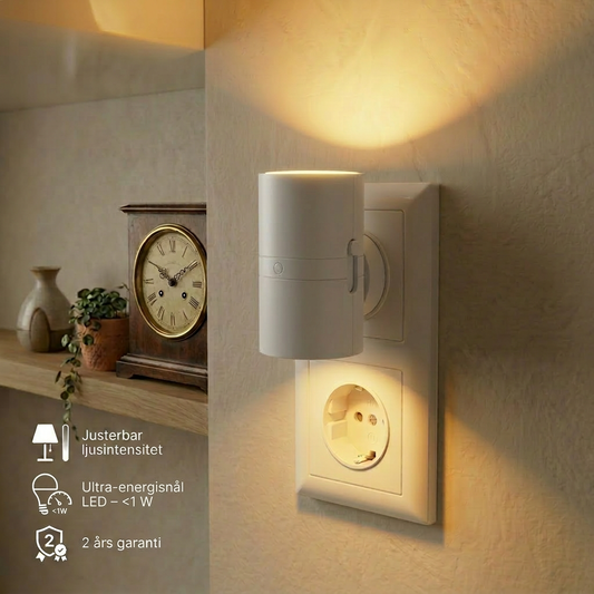 Nora™ – Dimbar vägglampa med skymningssensor