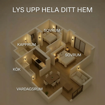 Nora™ – Dimbar vägglampa med skymningssensor
