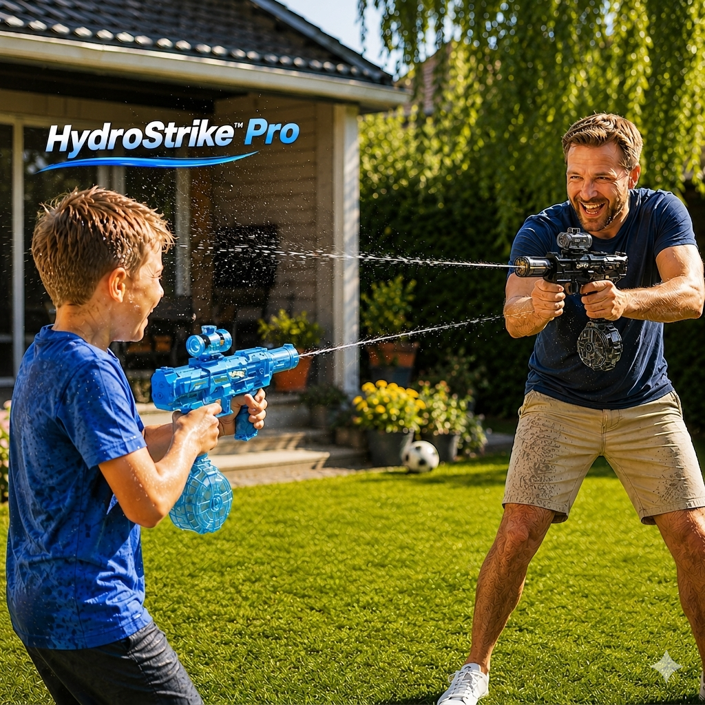 HydroStrike™ Pro – Elektrisk Vattenpistol med LED