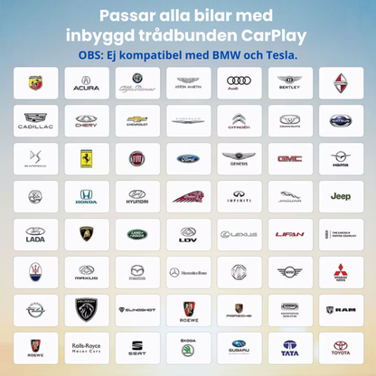 ScandiFlow™ – Trådlös CarPlay & Android AI Box
